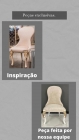 Cadeira Contemporânea Especial Entalhada Luis XV
