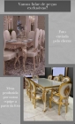 Mesa de Jantar Americana - Entalhes Exclusivos